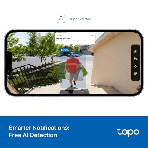 Smart Video Wireless Doorbell Camera — Outdoor Security Cameras, Tapo