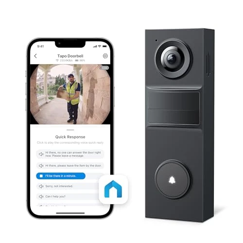 Smart Video Wireless Doorbell Camera — Outdoor Security Cameras, Tapo