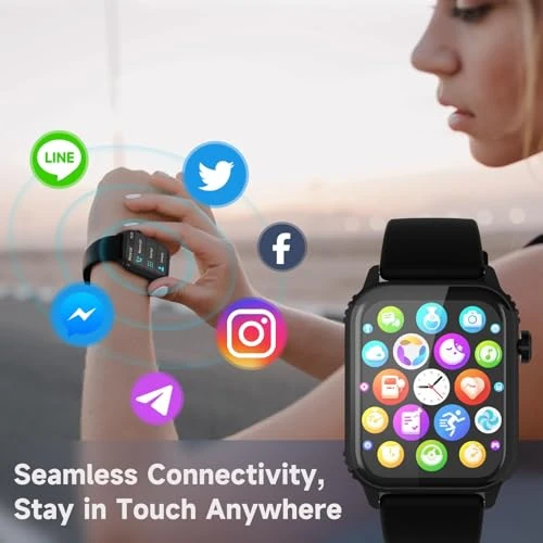 Smart Watch with HD Display, Sports Modes, and Health Tracking — Smartwatches, TRAUSI