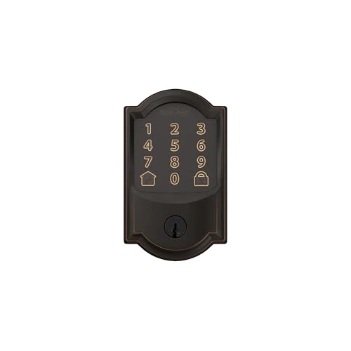 Smart WiFi Deadbolt Lock for Front Door - Keyless Entry with App or Touchscreen — Smart Lock, SCHLAGE