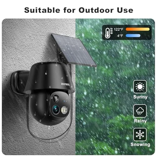 Solar Security Camera Wireless Outdoor — Security Camera, ZEEPORTE SECURITY