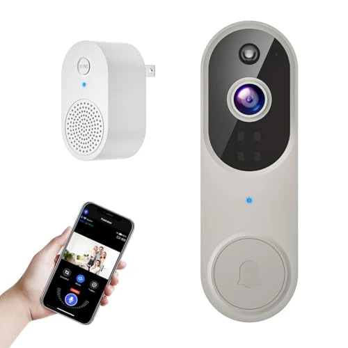 Video Doorbell Camera with Two Way Audio, AI Motion Detection, Night Vision and Cloud Storage — Outdoor Security Cameras, Orbitell