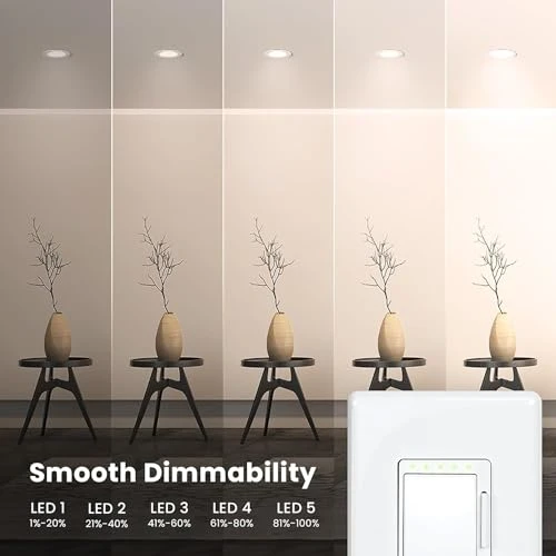 Wi-Fi Smart Dimmer Light Switch, 3 Pack — Dimmer Switches, Feit Electric