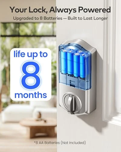 WiFi Smart Lock with Fingerprint and Keypad — Deadbolts, TEEHO