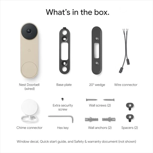 Wired Doorbell with 2K Video and Gemini — Smart Home Security, Google