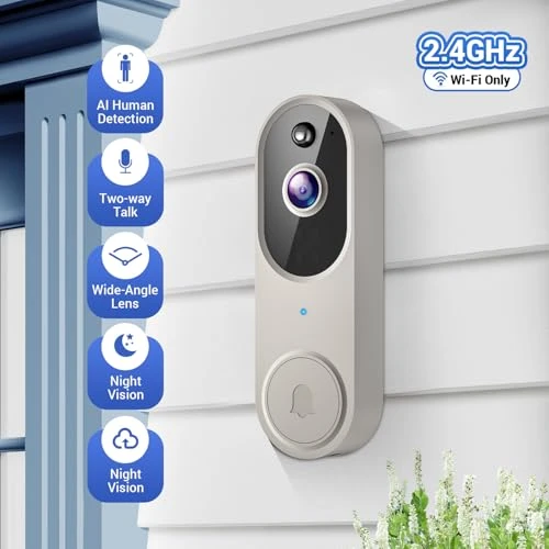 Wireless Video Doorbell Camera — Smart Home Security, LumoYuzu