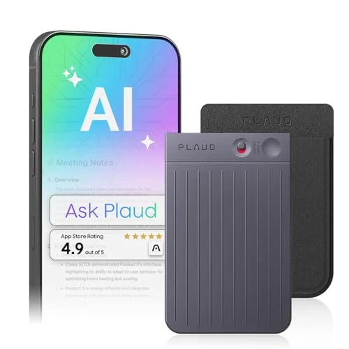 AI Voice Recorder with Case — Portable Audio Recorders, Plaud