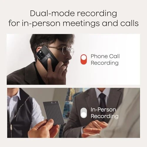 AI Voice Recorder with Case — Portable Audio Recorders, Plaud