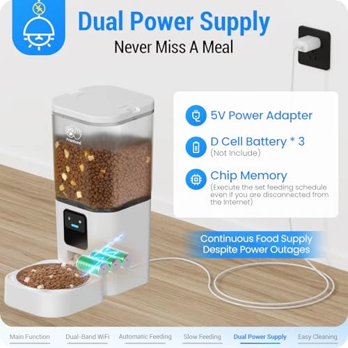 Automatic Pet Feeder with Slow Feed — Automatic Pet Feeder, Frienhund