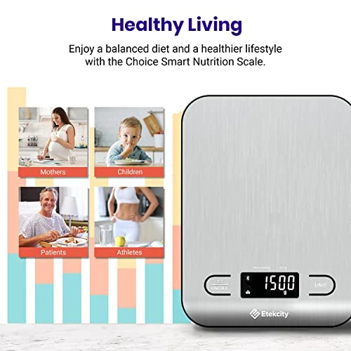 Food Nutrition Kitchen Scale — Smart Scale, Etekcity