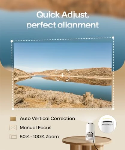 Mini Projector with Wifi and Bluetooth — Outdoor Light Projectors, Alwtniet