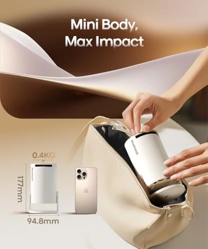 Mini Projector with Wifi and Bluetooth — Outdoor Light Projectors, Alwtniet