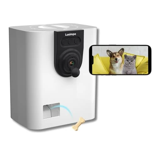 Pet Camera with Treat Dispenser — Cameras & Monitors, LUSIMPO