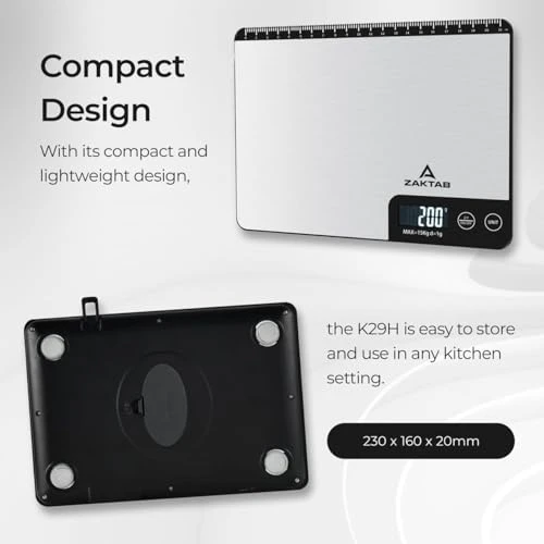 Smart Food Scale with App — Precision Weighing Solutions, ZAKTAB