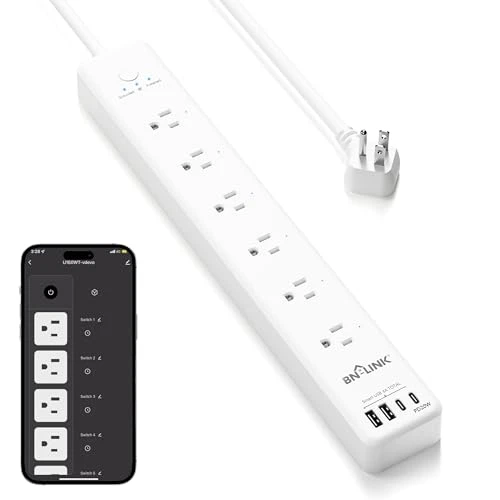 Smart Plug Power Strip with Surge Protection and Fast Charging — Power Solutions & Surge Protection, BN-LINK