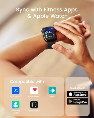 Smart Scale for Body Weight Fat with Color Display — Smart Scale, RENPHO