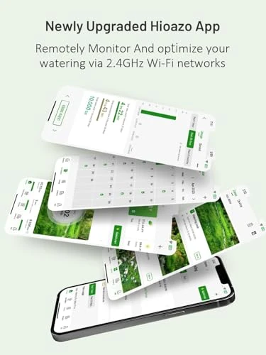 Smart Sprinkler Controller WiFi, 8 Zone Irrigation Controller Indoor with Automatic Weather-Based Watering — Controllers, HiOazo