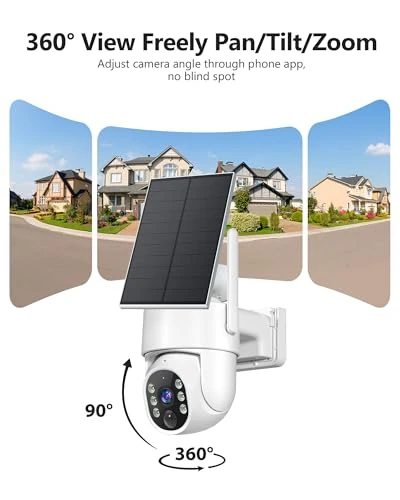 Solar Security Camera Outdoor — Outdoor Security Cameras, Gianteye