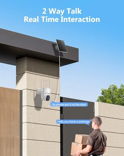 Solar Security Camera Outdoor — Outdoor Security Cameras, Gianteye