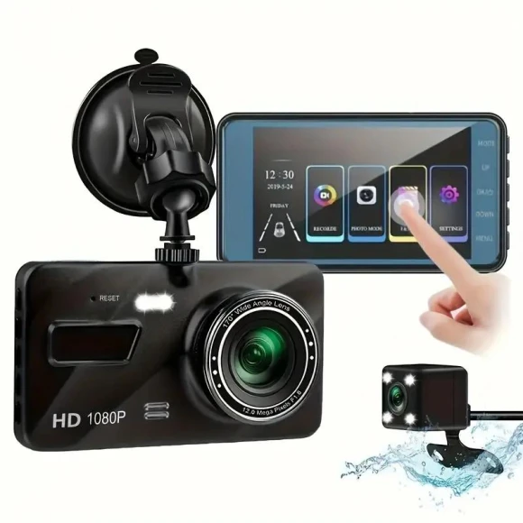 4-inch Touchscreen Car Dash Cam — Dashboard Cameras, LIAESMART