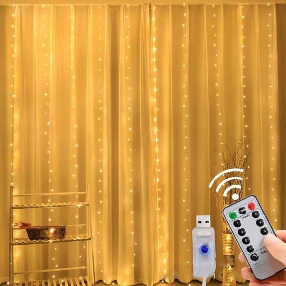 Remote Control USB Christmas Lights — Lighted Displays, AI Supermarket