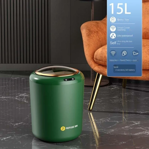 Smart Induction Trash Can — Kitchen Cans, Homedepot