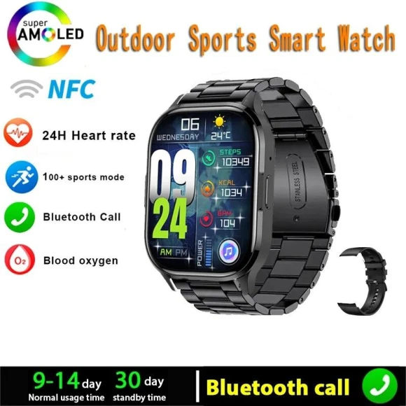 Smart Watch with AMOLED Display — Smartwatches, CoCo Xili