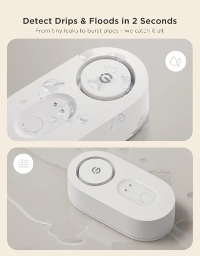 Upgraded Smart Water Leak Detector with Ultra-Long Range — Water Shut Off Valve, GoveeLife