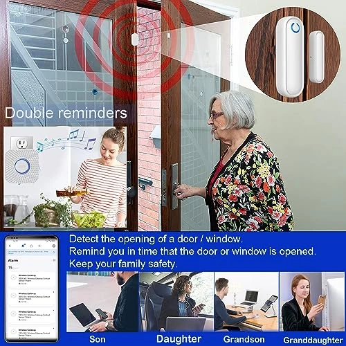 WiFi Door Alarm System with Phone App — Smart Home Security, YisTech