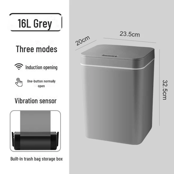 Automatic Smart Trash Can — Kitchen Cans, ChenBei