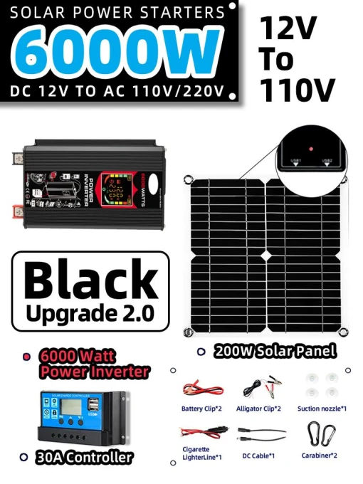 Autonomous Solar Power System — Power Inverters, Dream Garage