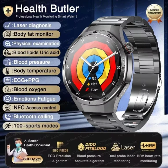 Health Monitoring Smart Watch — Smartwatches, QLY Online