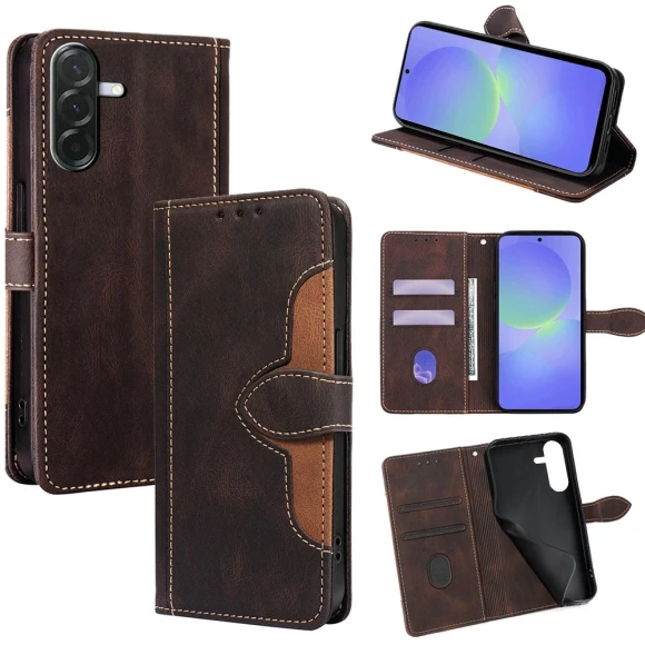 Leather Wallet Phone Cover with Straw Hat Magnetic Clasp — Bumpers, Smartwatch 2025