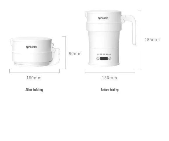 Portable Foldable Electric Kettle — Kettles & Tea Machines, TrendVibeCN