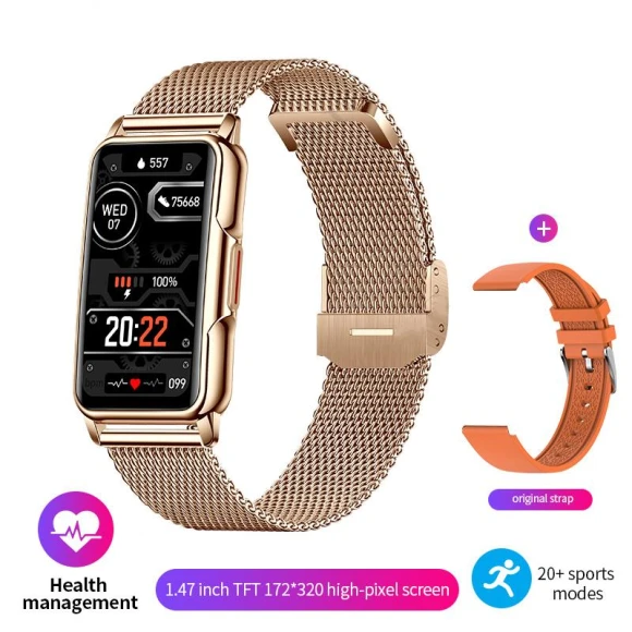 Smart Watch with Bluetooth Phone Connection, Music, Fitness, Heart Rate and Blood Oxygen Monitor, Waterproof Sports... — Smartwatches, LIGE