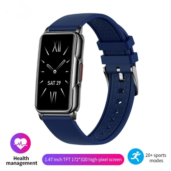 Smart Watch with Bluetooth Phone Connection, Music, Fitness, Heart Rate, Blood Oxygen, Waterproof, Sports Smart Bracelet — Smartwatches, LIGE