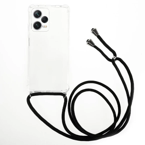 Transparent Phone Case with Reinforced Corners and Strap — Basic Cases, Smartwatch 2025