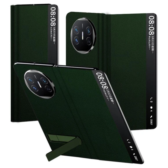 Ultra-Thin Smart Window Leather Case with Stand — Phone Accessories, Small Appliances