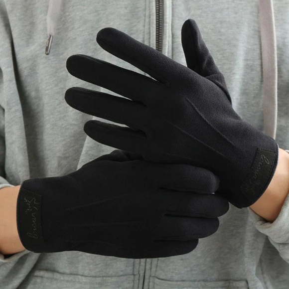 Winter Warm Suede Men's Gloves — Cold Weather Gloves, OnSaleZone