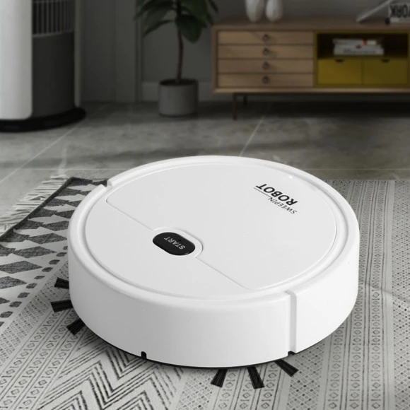 Automatic Household Intelligent Sweeping Robot Vacuum with USB Charging — Smart Cleaning Robots, Winter Gloves