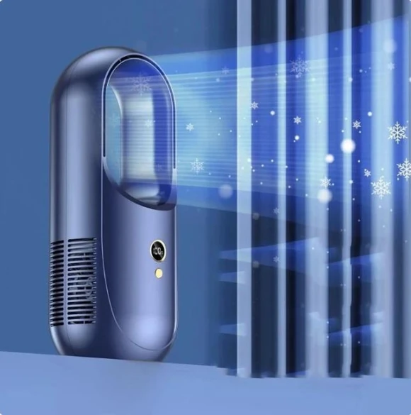 Bladeless Fan with LED Display — Portable Cooling Solutions, Xiaomimijia