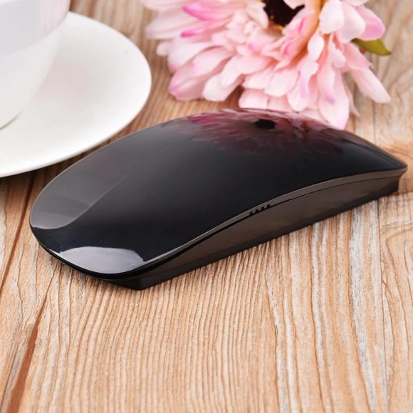 Ergonomic USB Wireless Thin Mouse with Touch Wheel — Computer Mice, SH Tech