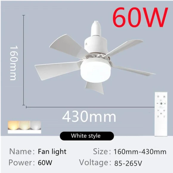 LED Ceiling Fan with Remote Dimming — Ceiling Fans, OuuZuu