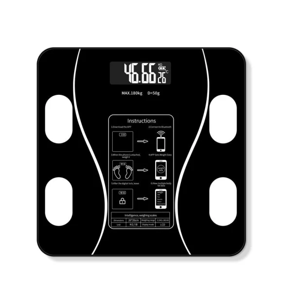 Smart Scale for Weight and Fat Measurement — Weight Management Tools, Fancy decoration