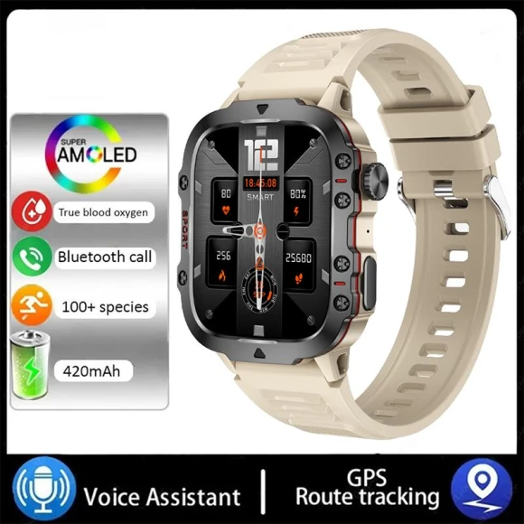 Smart Watch with Voice Assistant, Fitness Tracker, Waterproof — Smartwatches, Zodvboz
