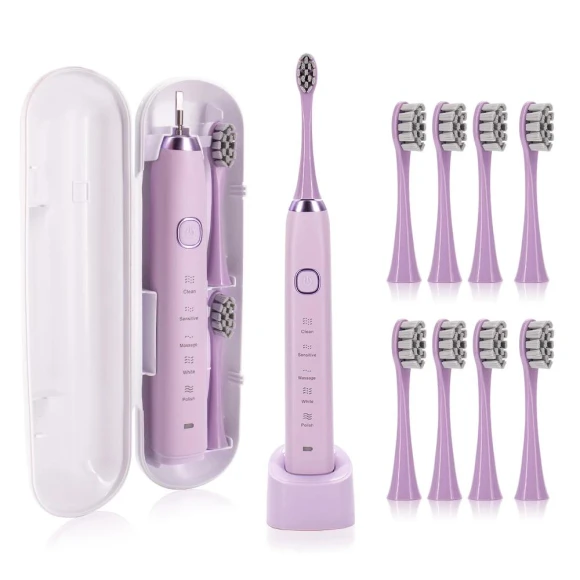 Ultrasonic Whitening Electric Toothbrush — Ultrasonic, Light makeup