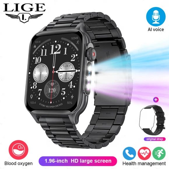 Colorful Breathing Light Smart Watch — Smartwatches, LIGE