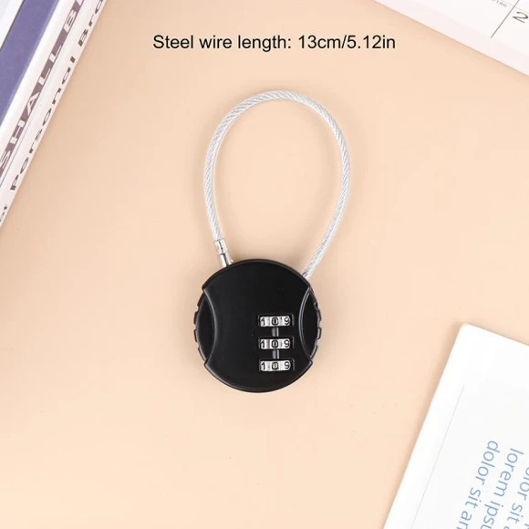 Digital Cable Padlock — Security Locks, Digital Circuit