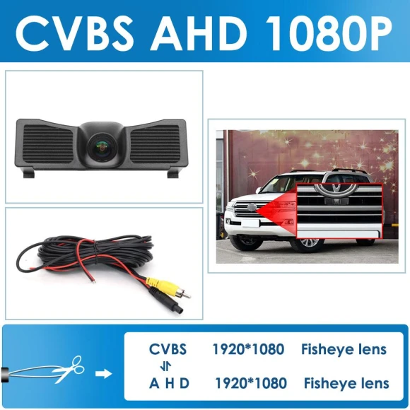 HD AHD 1080P Front View Car Camera — Rearview Cameras for Cars, A Auto Parts Mall