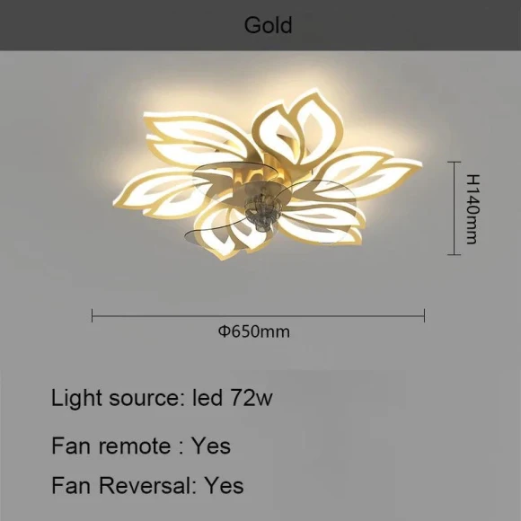 Modern Ceiling Fan with Remote Control — Ceiling Fans, Vinde Home